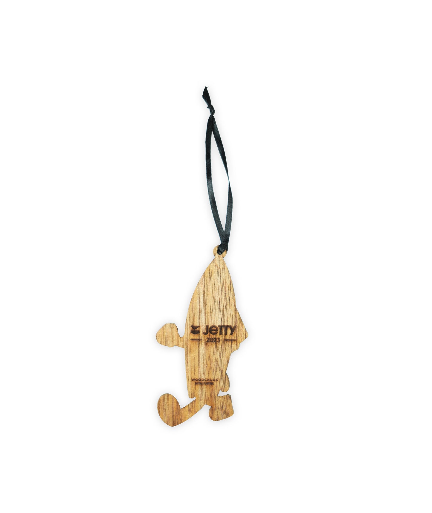 Surf Club Wooden Ornament - Brown