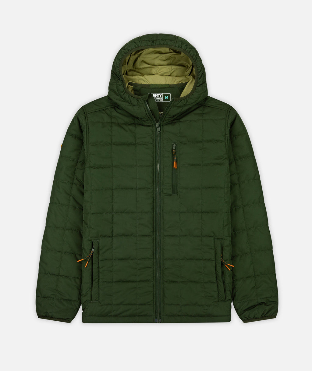 Puffer Coat - Military Green - Jetty