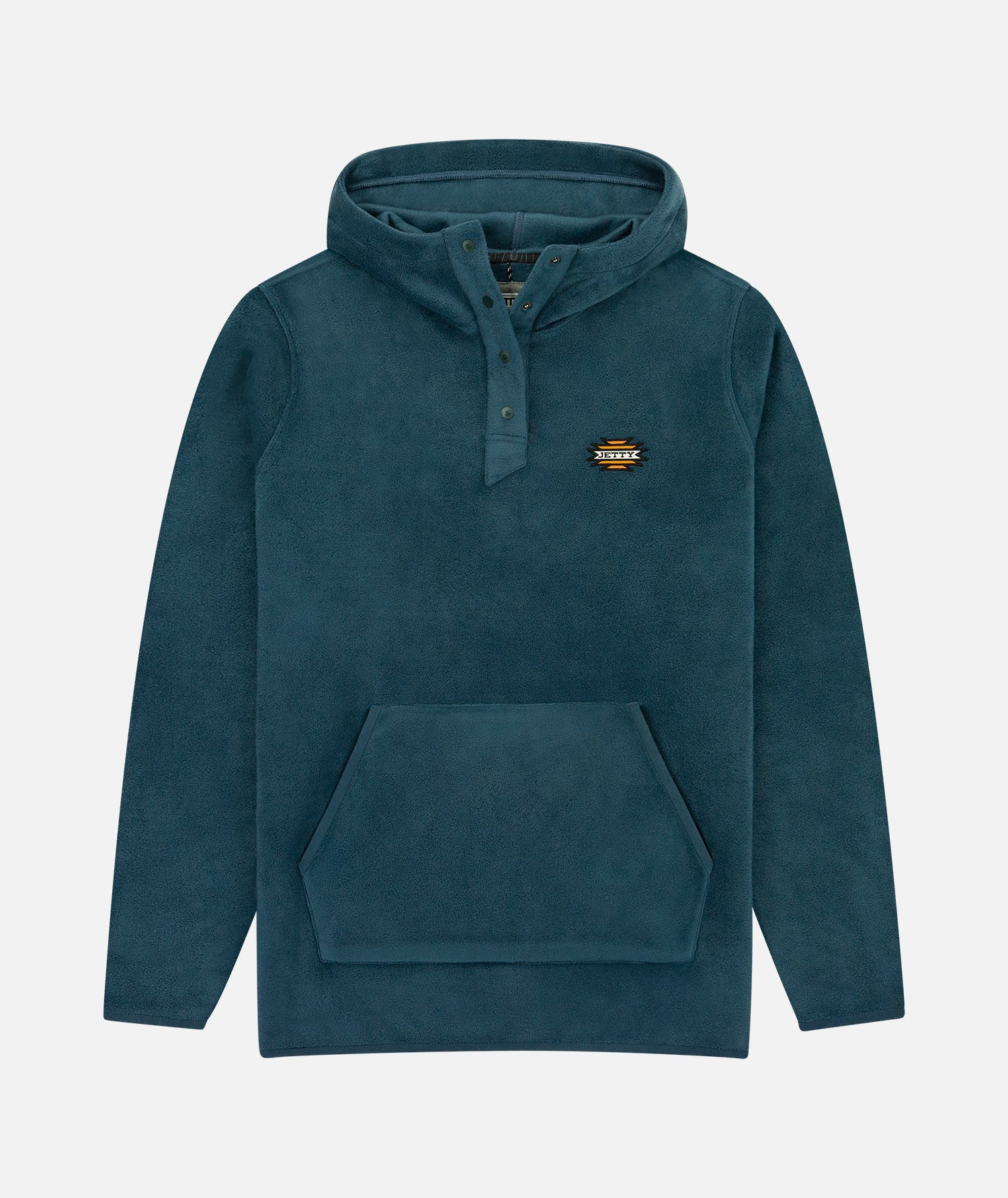 Quintin Fleece Hoodie - Indigo - Jetty