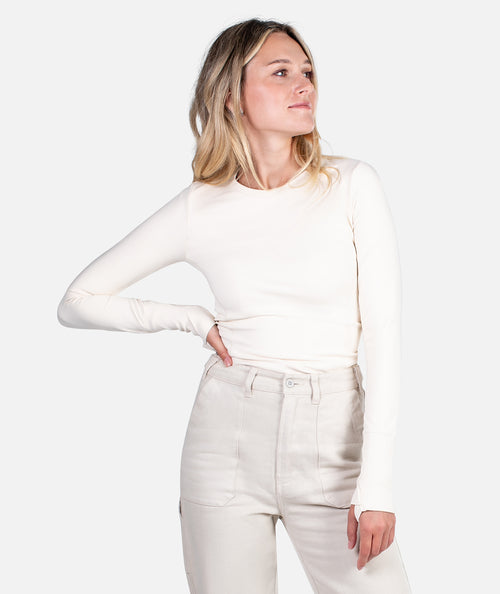 Alta Base Layer Shirt - Cream - Jetty