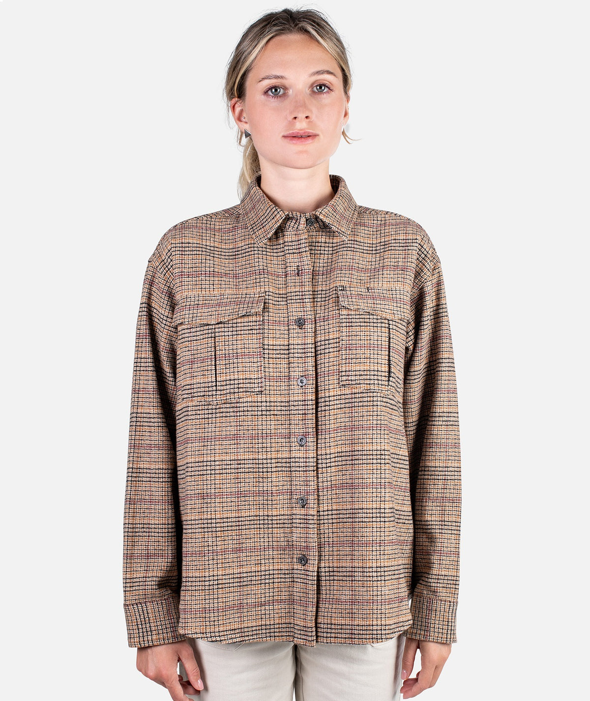 Anchor Flannel - Tan - Jetty