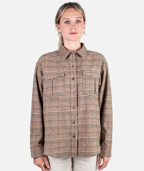 Anchor Flannel - Tan - Jetty