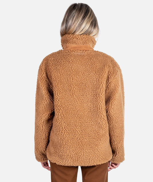 Cedar Hi Pile Fleece Jacket - Camel