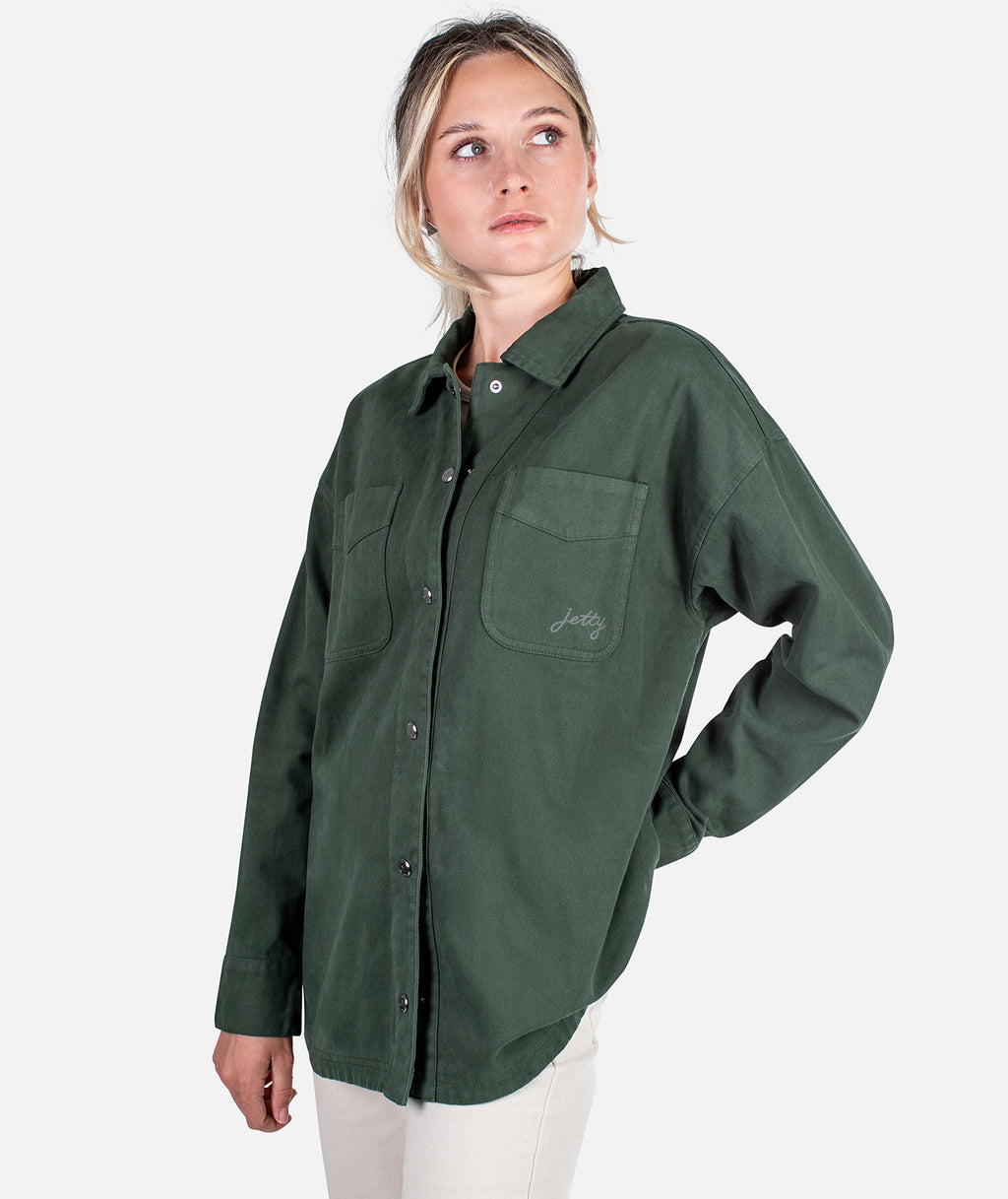 Eden Overshirt - Green - Jetty