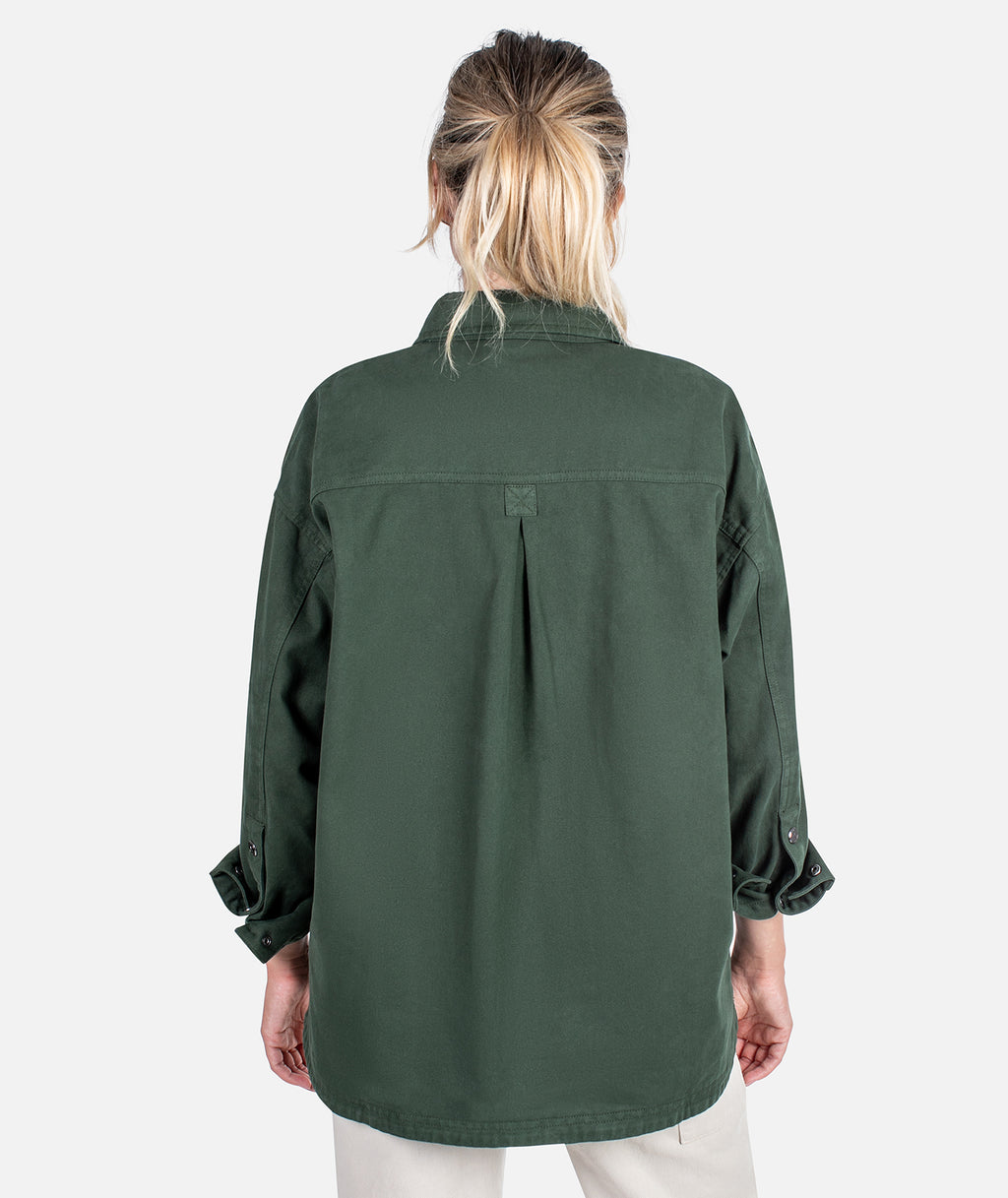 Eden Overshirt - Green - Jetty