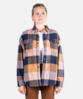 Nivean Flannel Jacket - Navy - Jetty