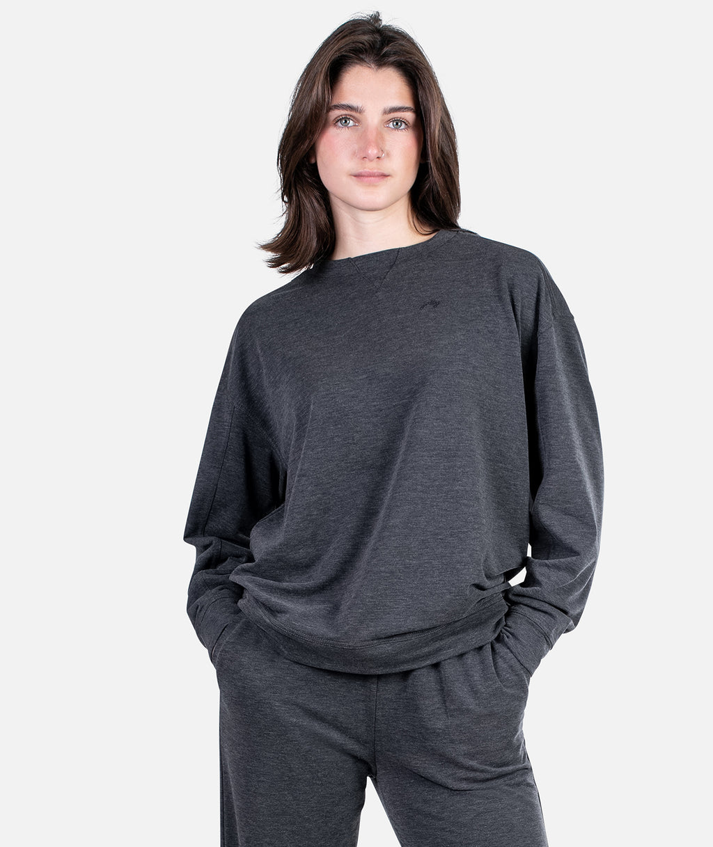 Rosewood Crewneck Sweatshirt - Graphite - Jetty