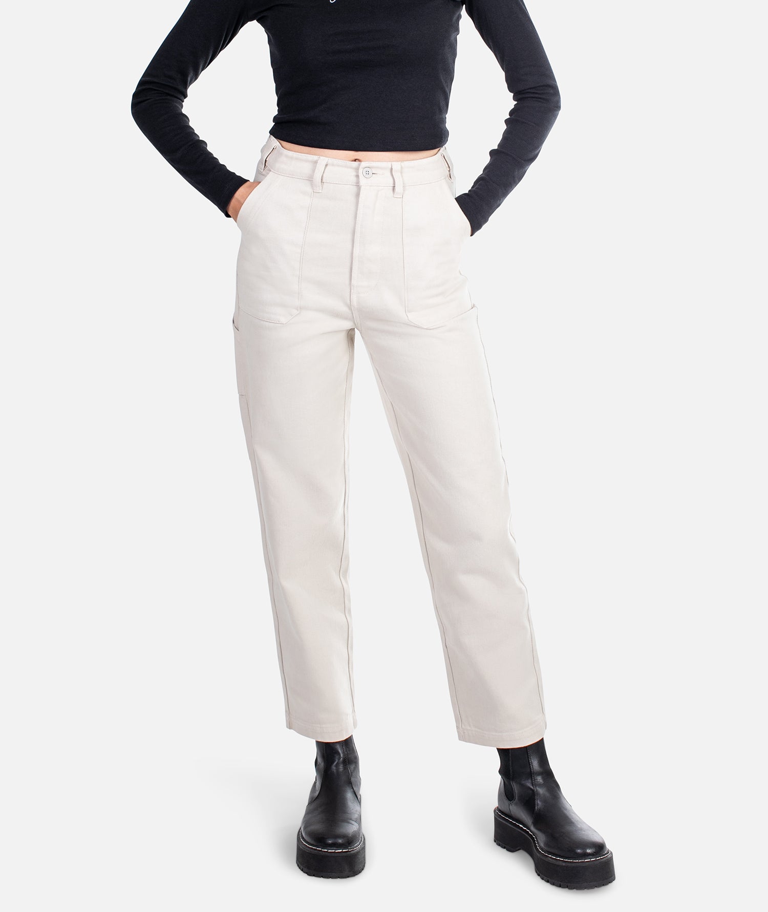 Venice Utility Pant - Pumice - Jetty