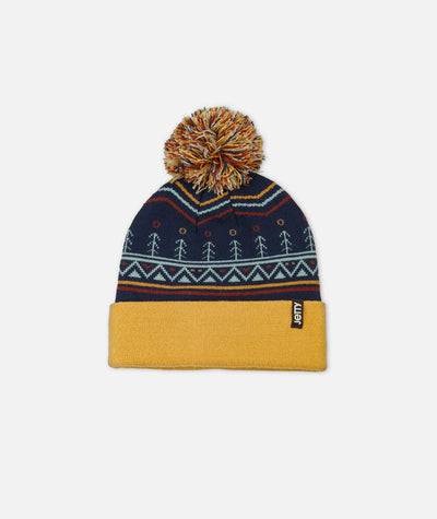 Alpine Logo Beanie – Marineblau