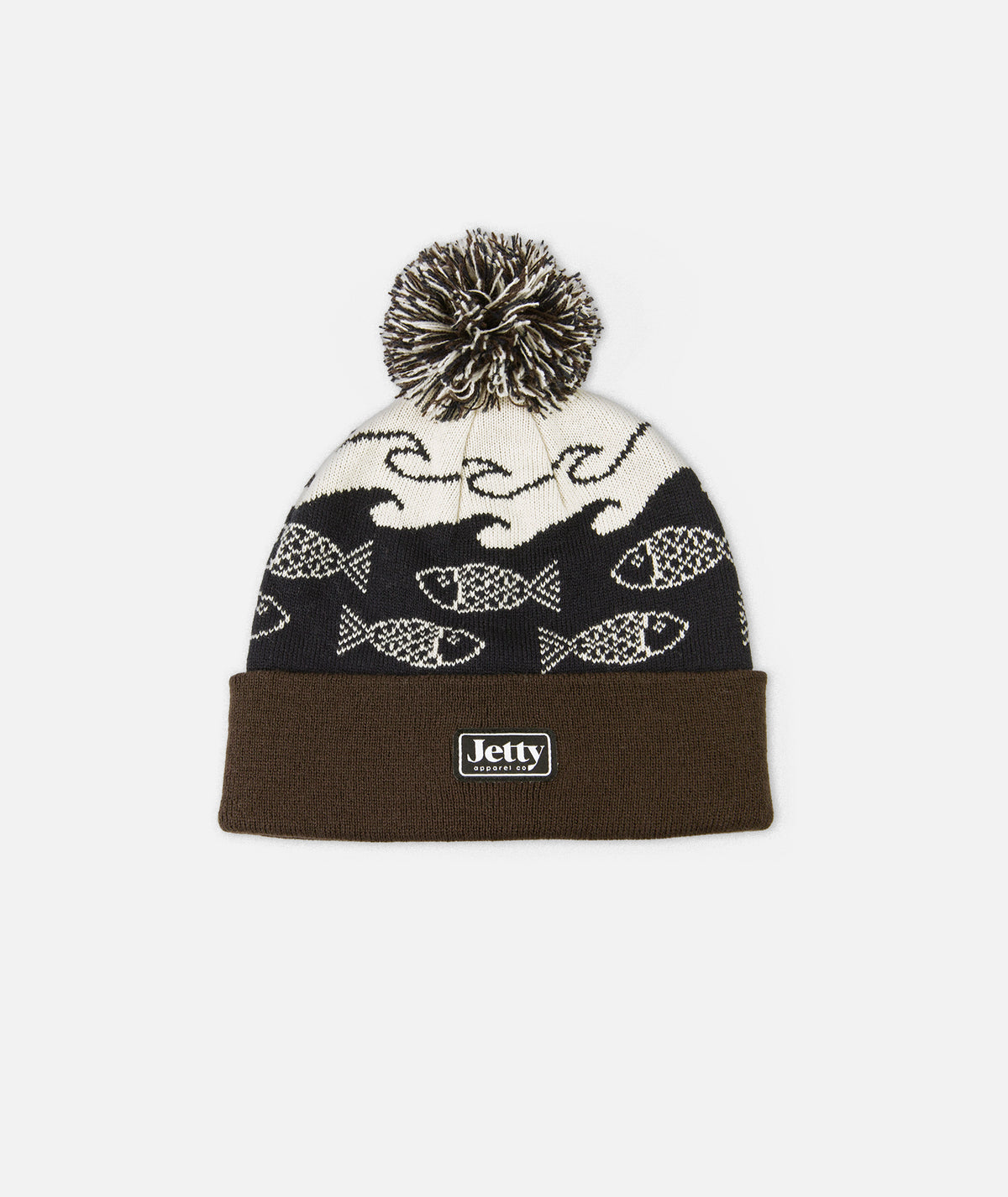 Fisheries Logo Beanie – Marineblau