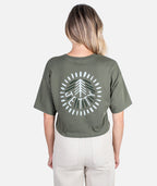 Pine Needles Tee - Military Green - Jetty