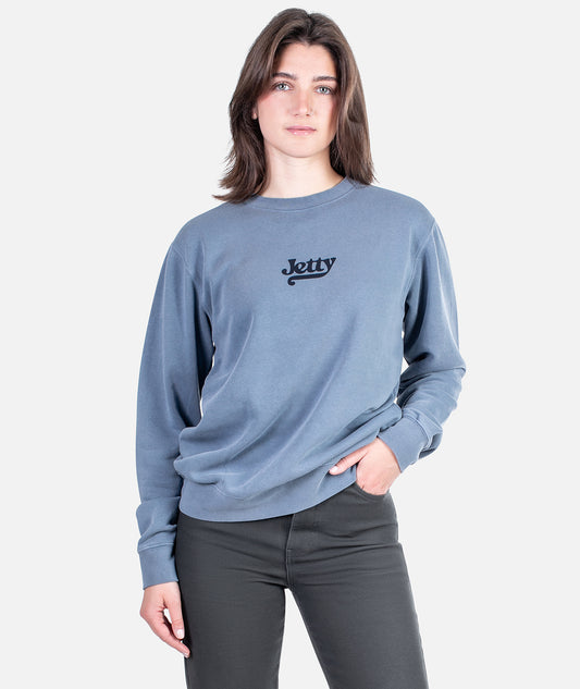 Posy Crewneck - Light Blue