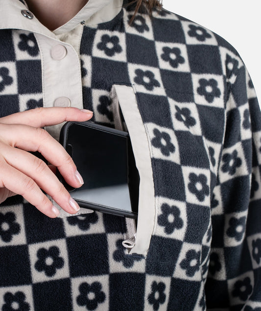 Juniper Fleece - Black - Jetty