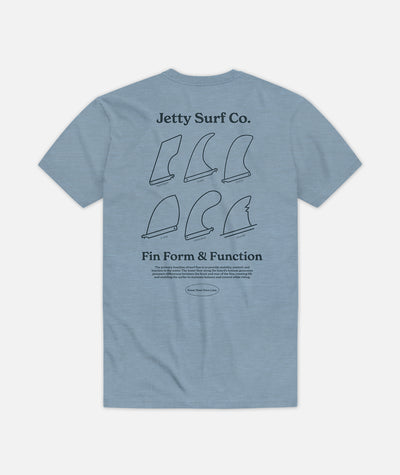 Fins Tee - Fog