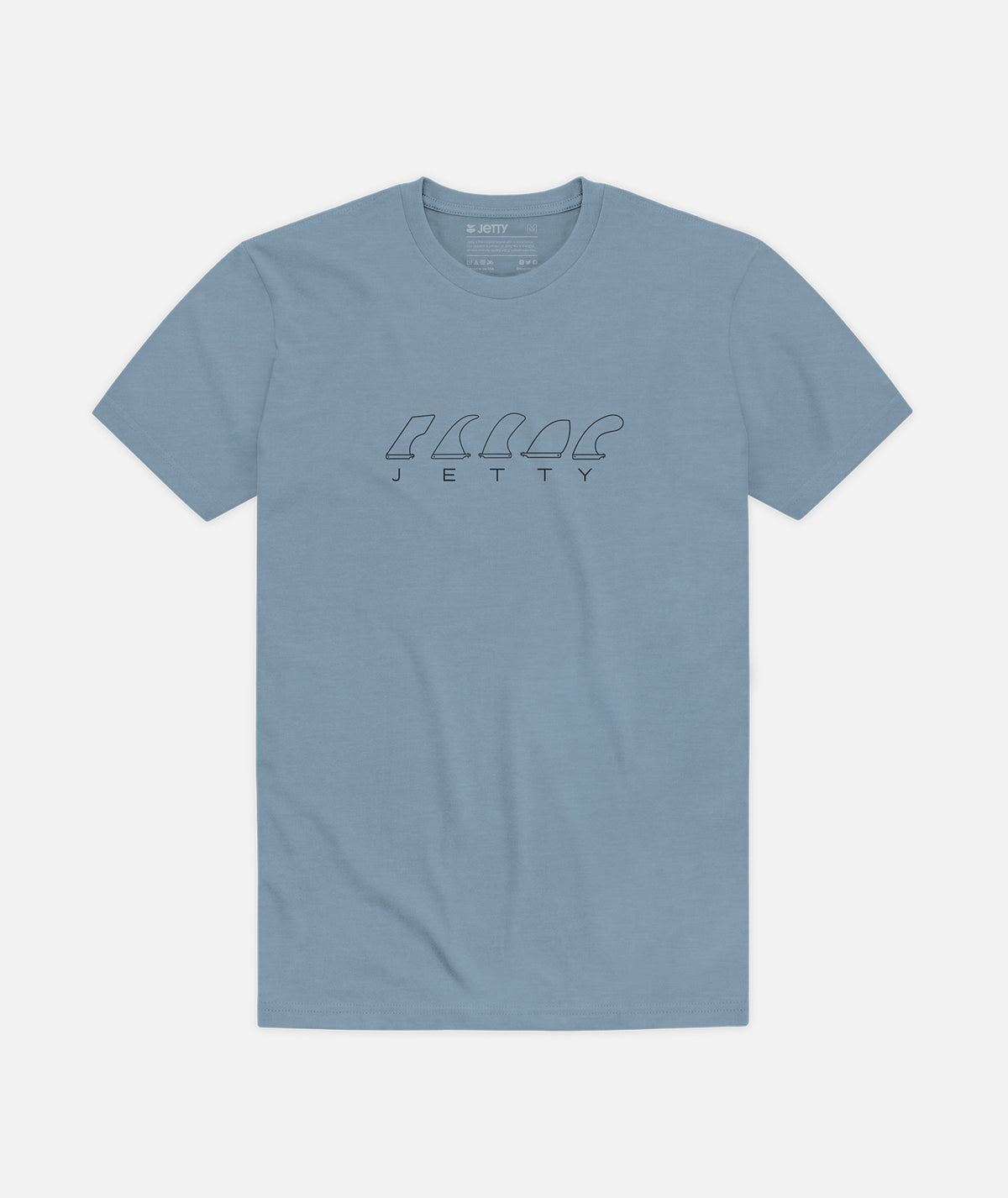 Fins Tee - Fog - Jetty