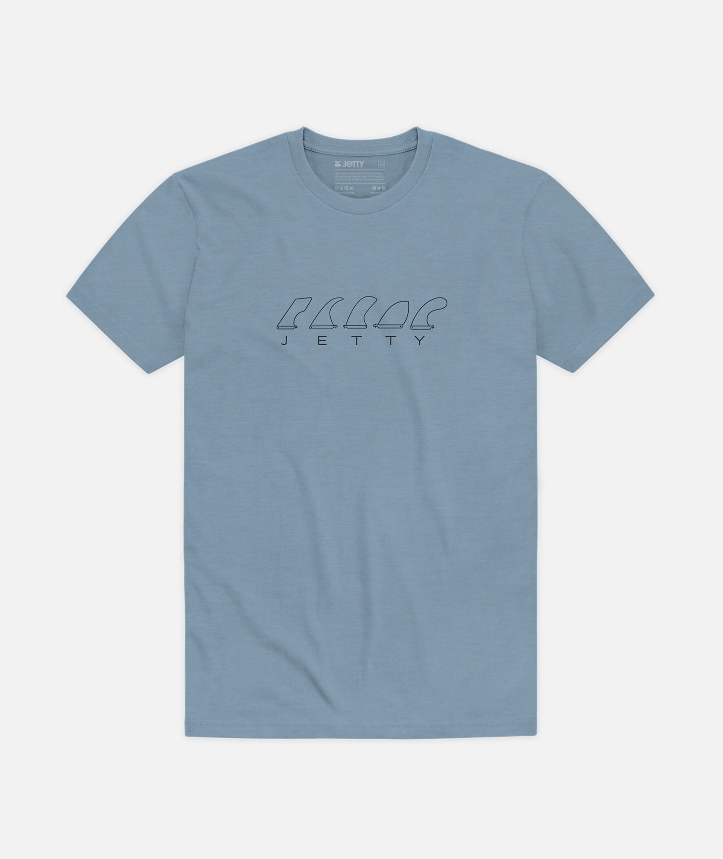 Fins Tee - Fog