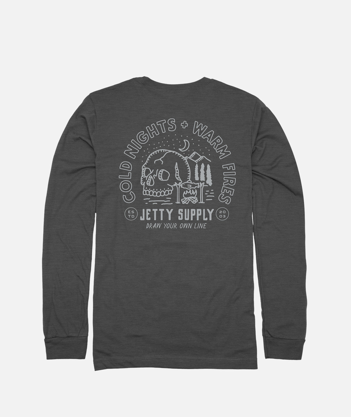 Cold Nights Long Sleeve - Charcoal - Jetty