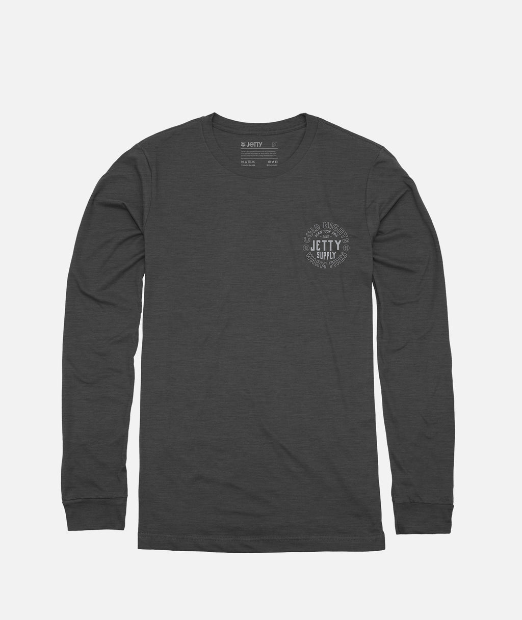 Cold Nights Long Sleeve - Charcoal - Jetty