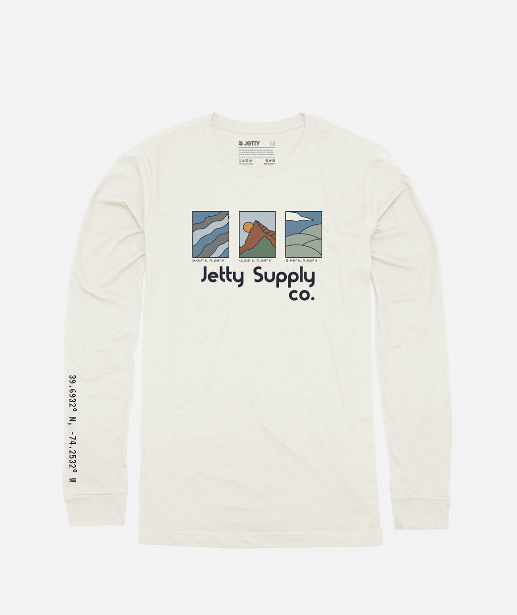 Destinations Long Sleeve - White - Jetty