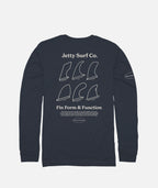 Fins Long Sleeve - Blue - Jetty