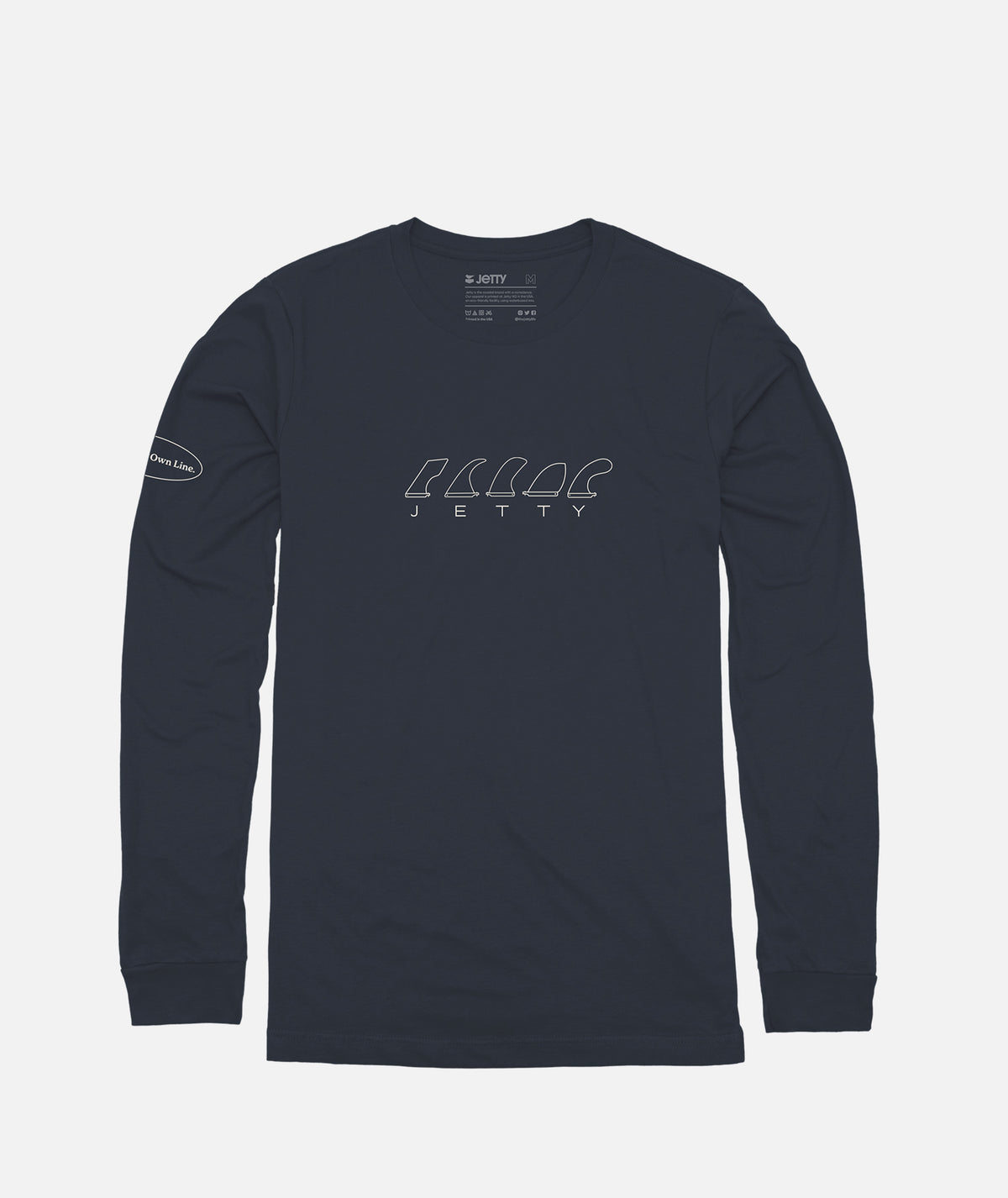 Fins Long Sleeve - Blue - Jetty