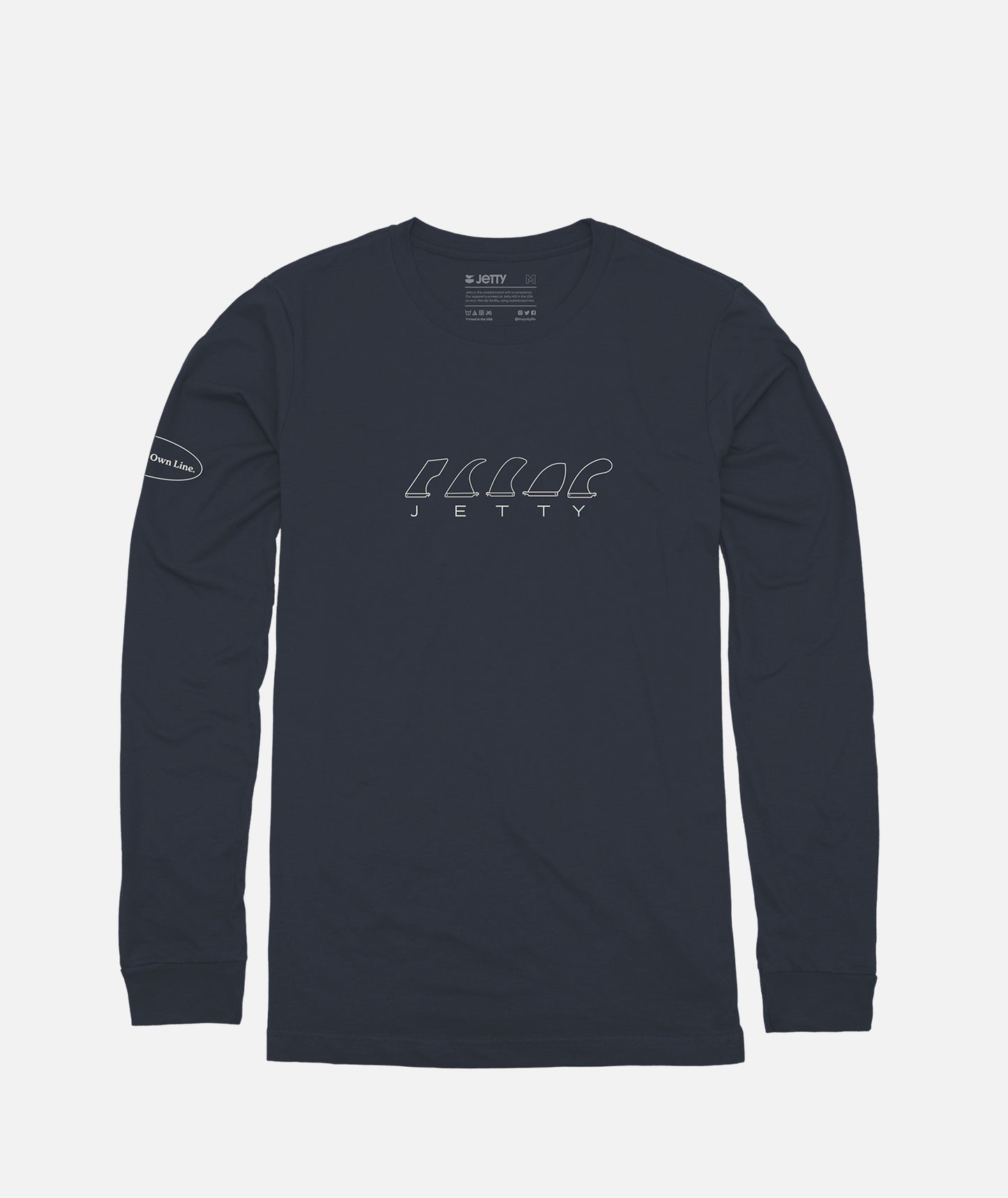 Fins Long Sleeve - Blue