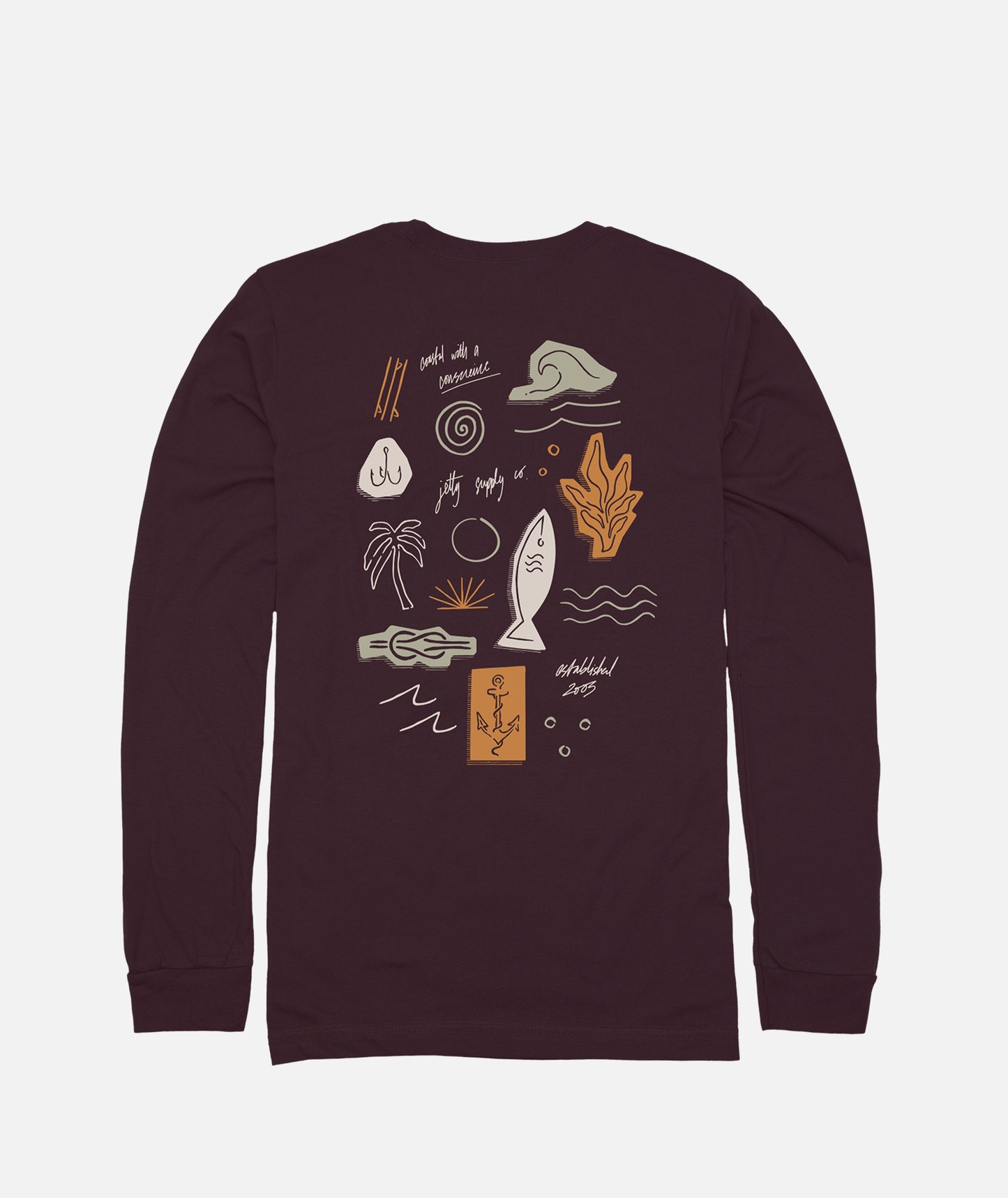 Jettison Long Sleeve - Wine