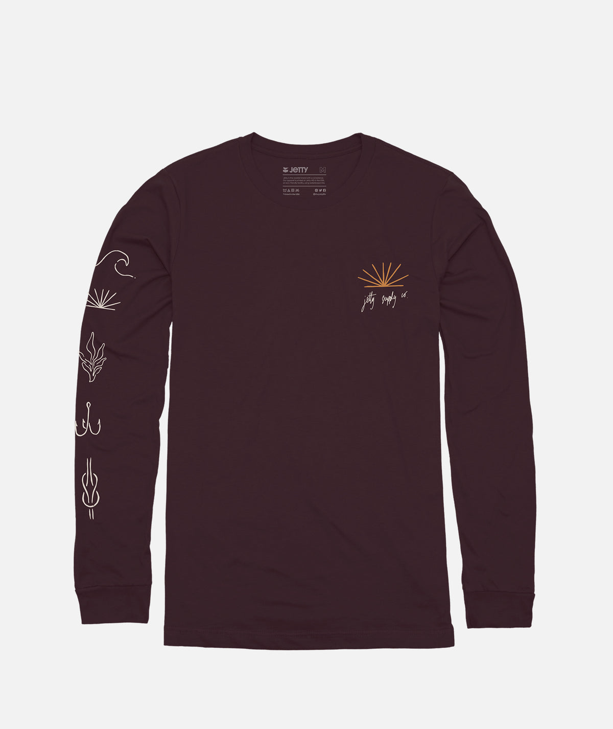 Jettison Long Sleeve - Wine - Jetty