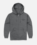 Charger-Kapuzenpullover mit Reißverschluss – Anthrazit