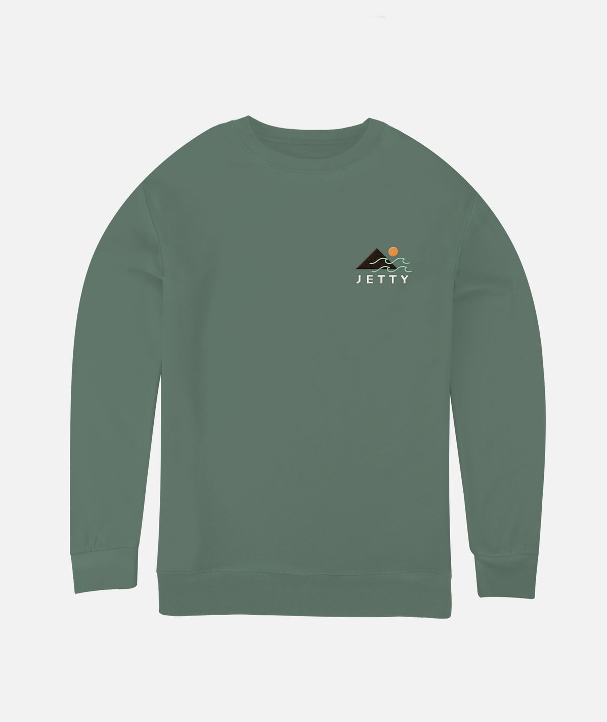 Pinnacle Crewneck - Forest Green - Jetty