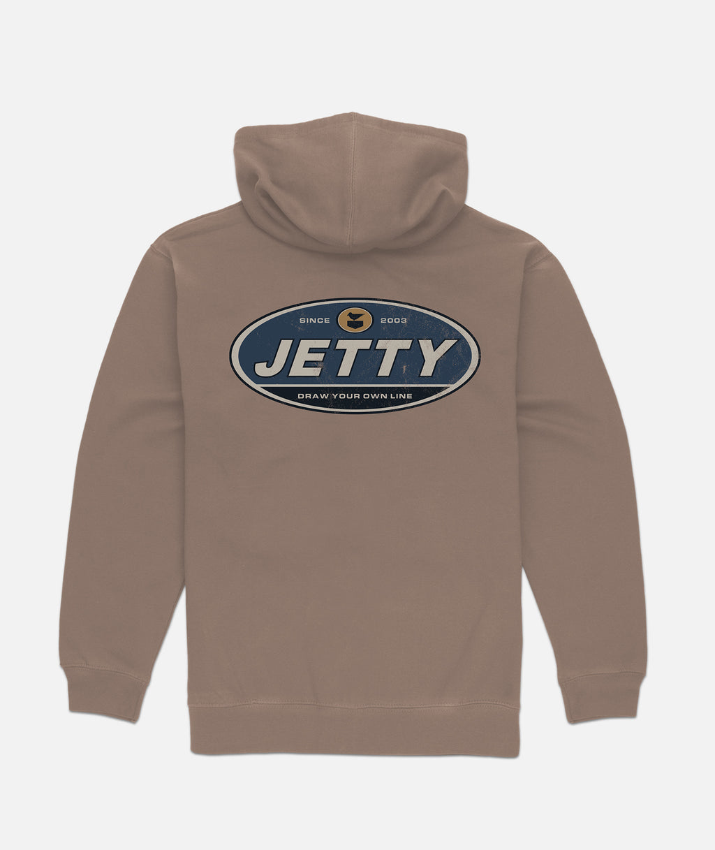 Throwback Hoodie - Brown - Jetty