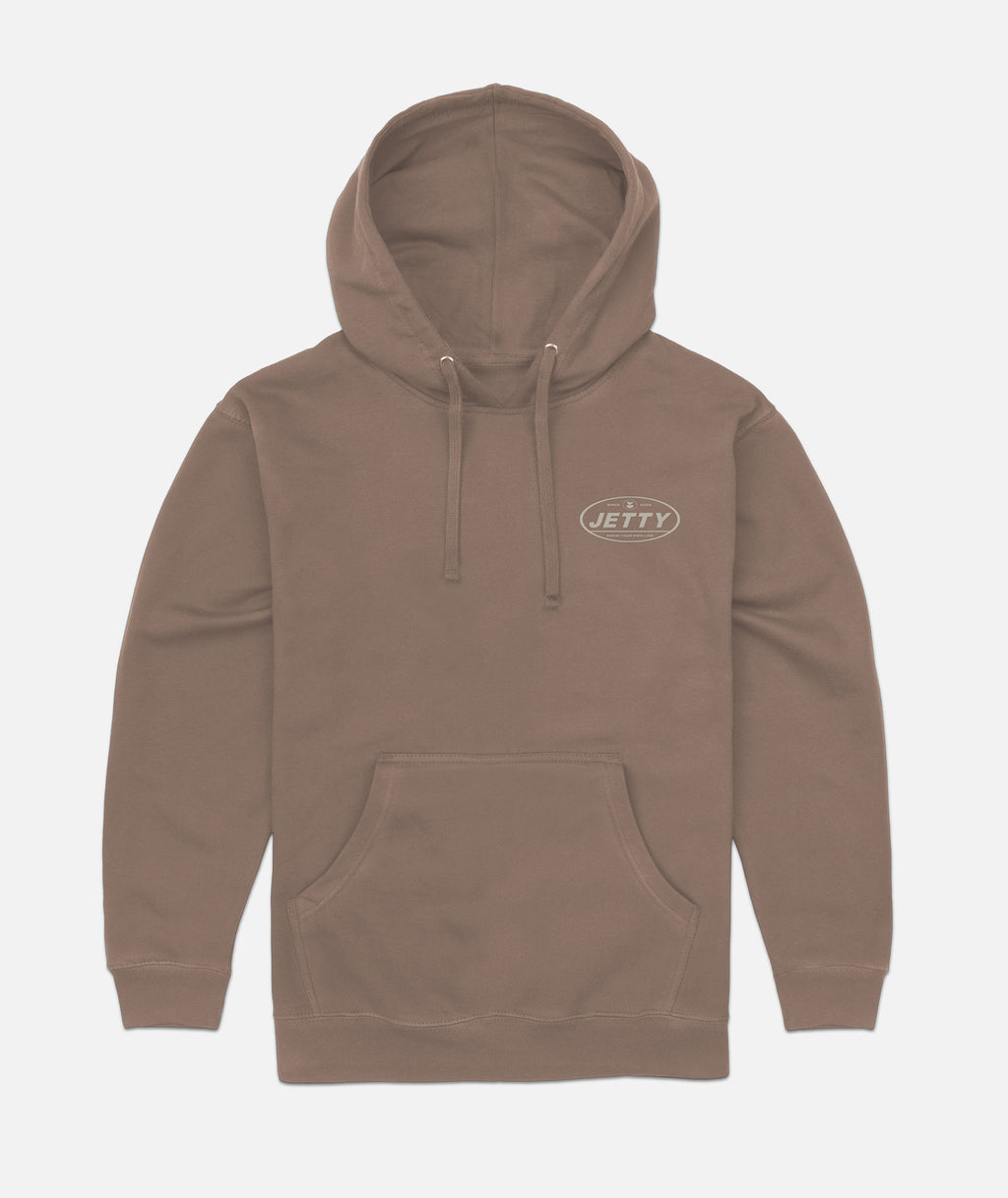 Throwback Hoodie - Brown - Jetty