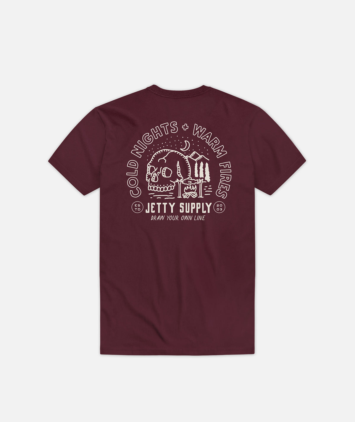 Camiseta Grom Cold Nights - Granate