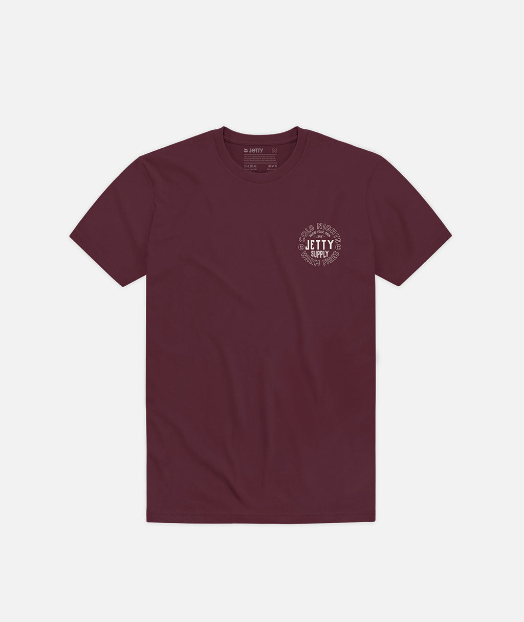 Camiseta Grom Cold Nights - Granate