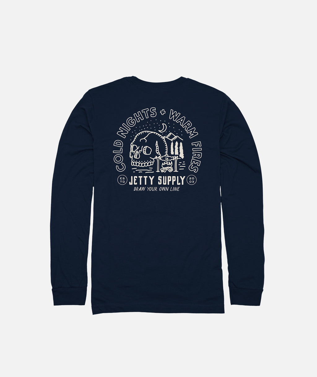 Grom Cold Nights Langarm – Marineblau