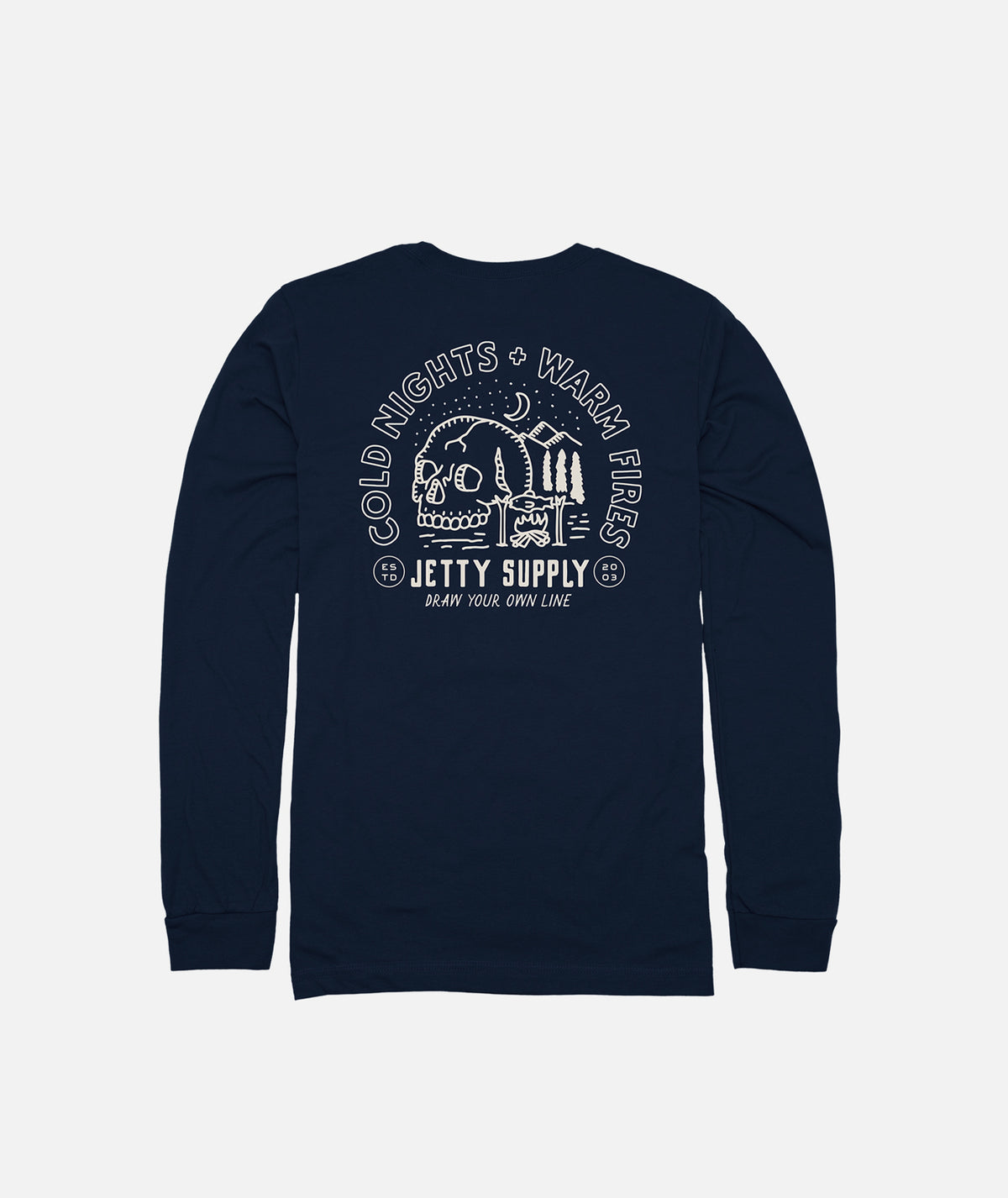 Grom Cold Nights Langarm – Marineblau
