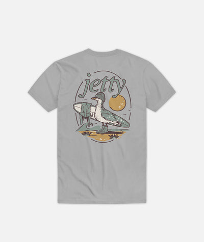 Camiseta Grom Gull - Gris claro