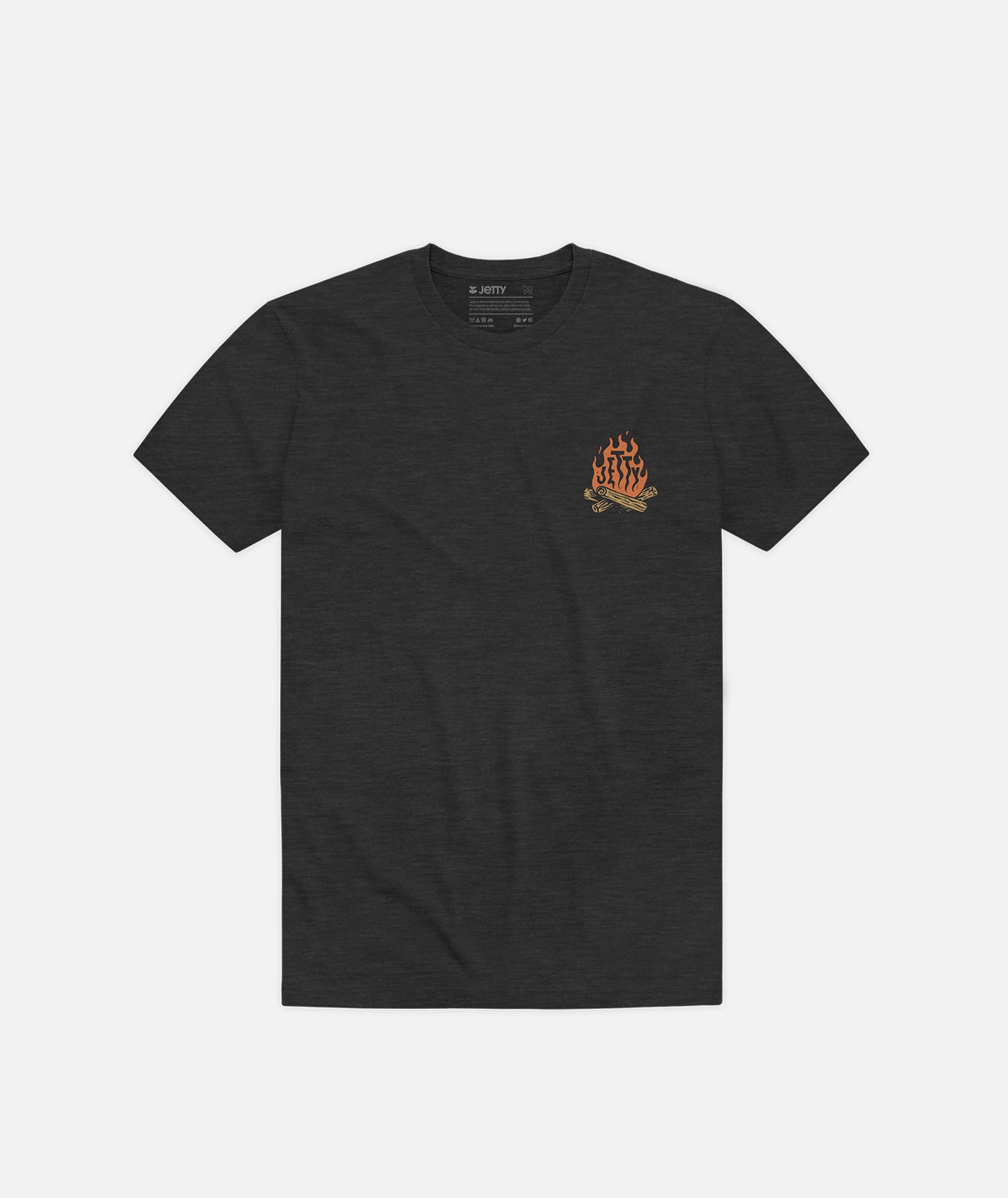 Grom Warm Up Tee - Charcoal