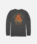 Grom Warm Up Long Sleeve - Charcoal - Jetty