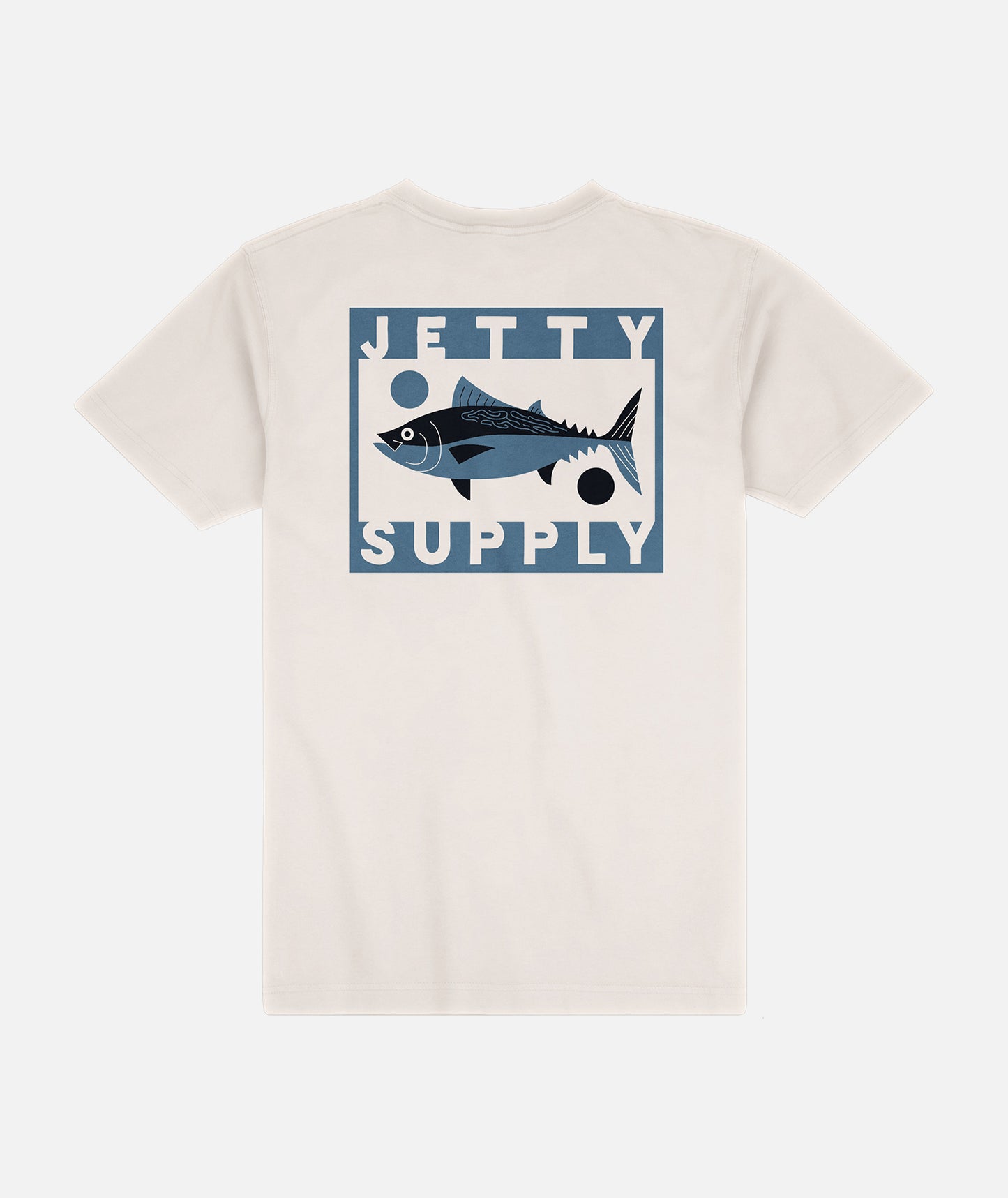 Beach Tuna Pocket Tee – Weiß