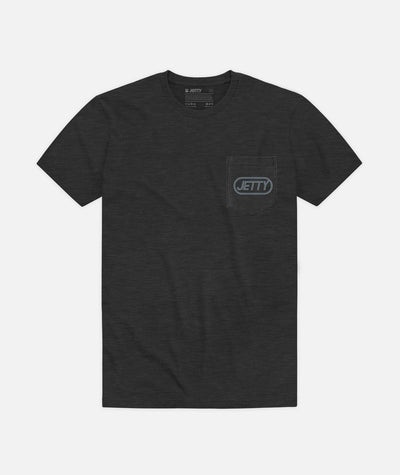 Circuit Pocket Tee – Anthrazit