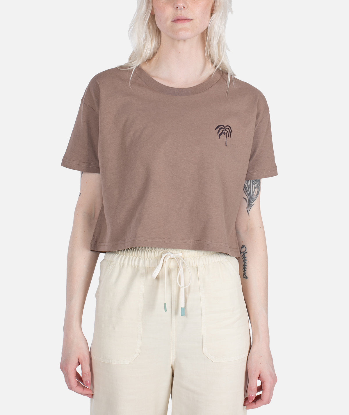 Coco SS Tee - Brown - Jetty