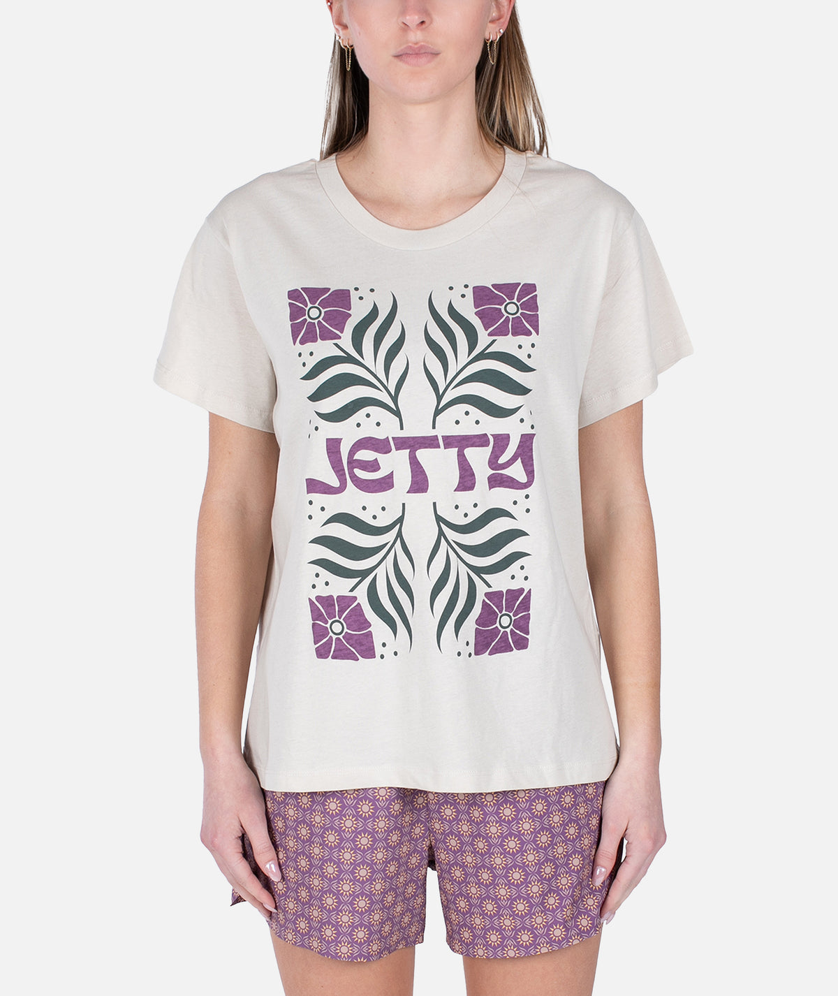 Camiseta Floret SS - Hueso