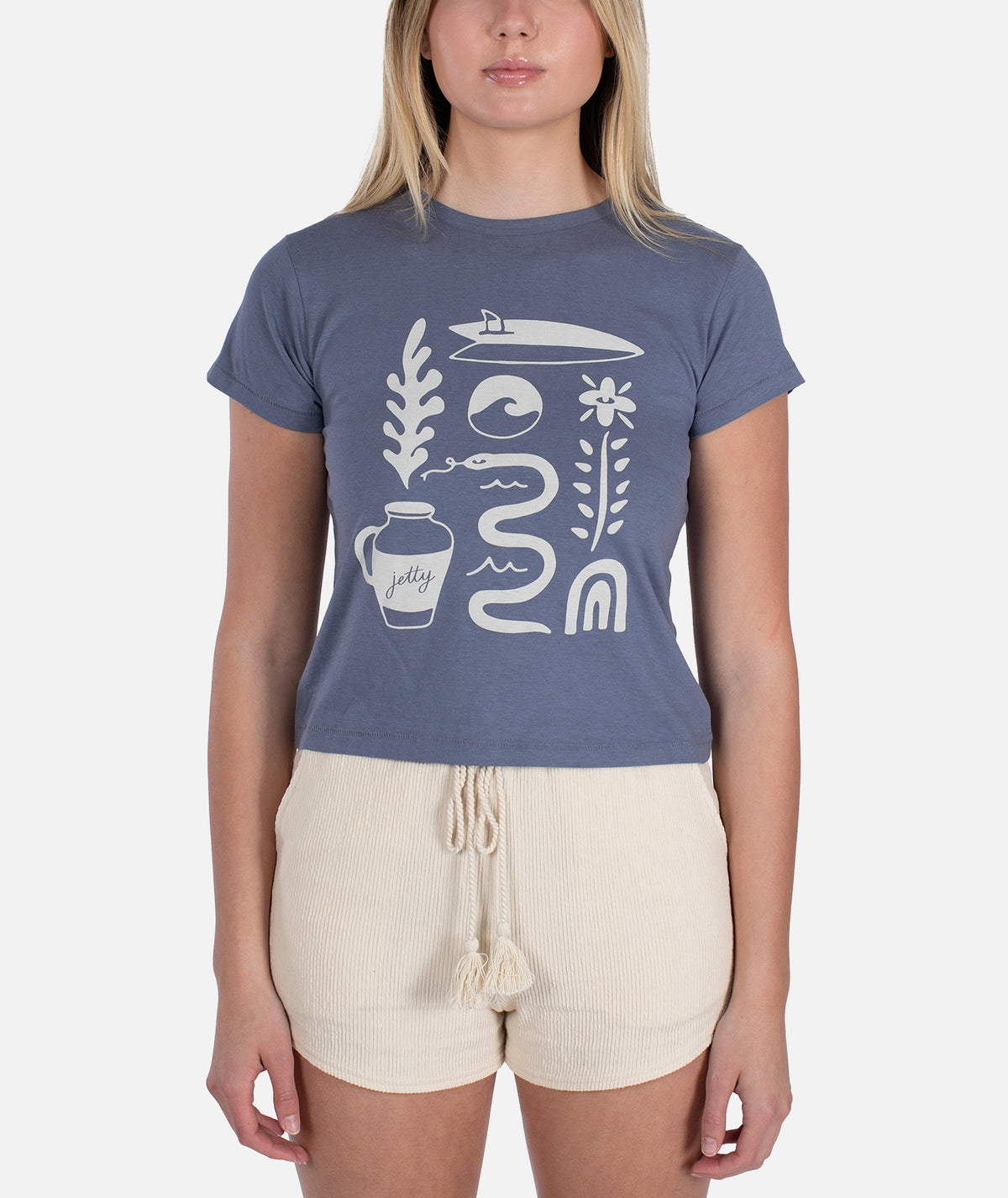 Camiseta Seaboard SS - Azul