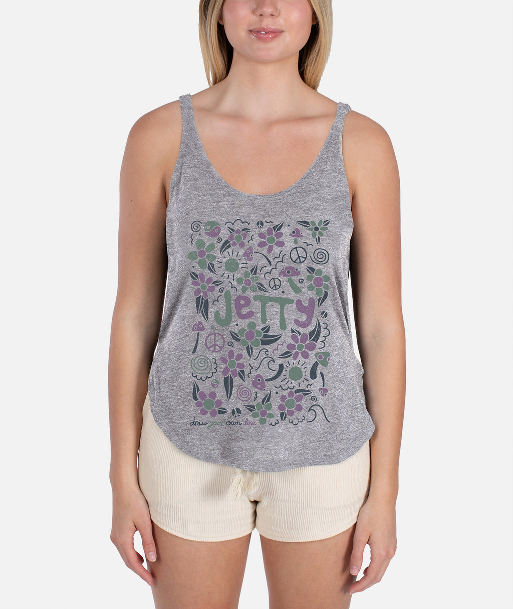 Forage Tank - Athletic Heather - Jetty