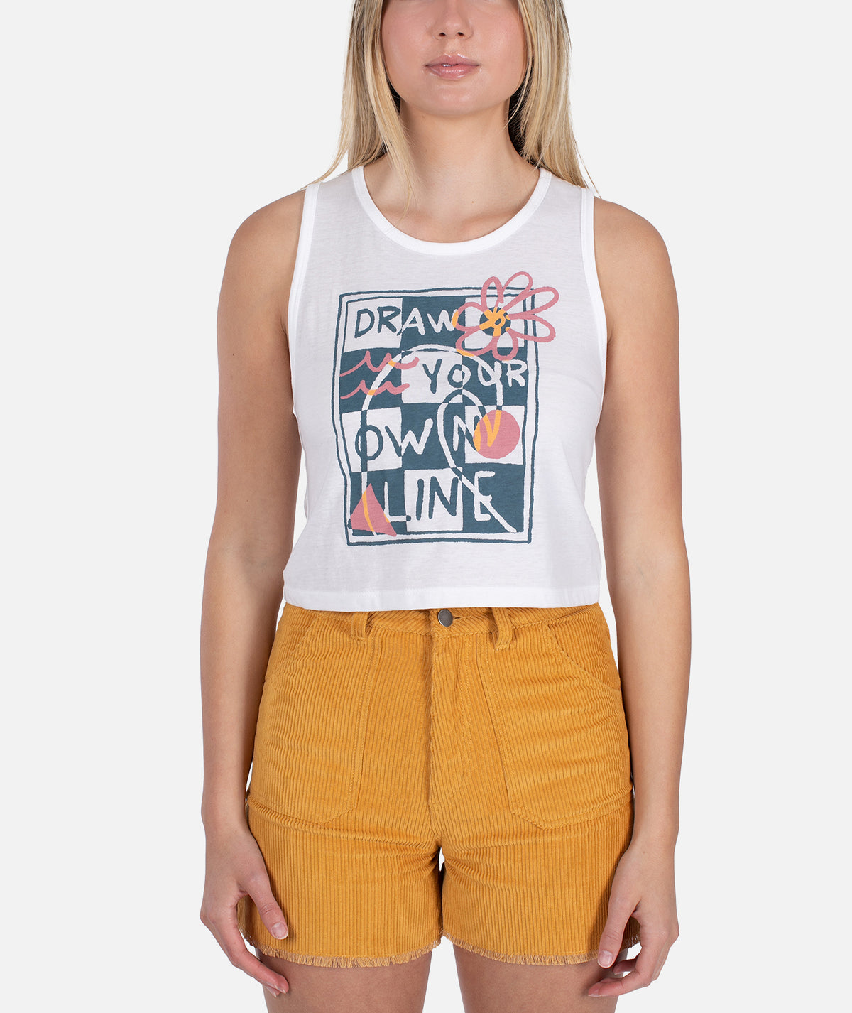 Wavecheck Tank - White - Jetty