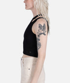 Solstice Ribbed Tank - Carbon