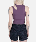 Solstice Ribbed Tank - Purple - Jetty