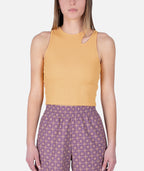 Solstice Ribbed Tank - Mustard - Jetty