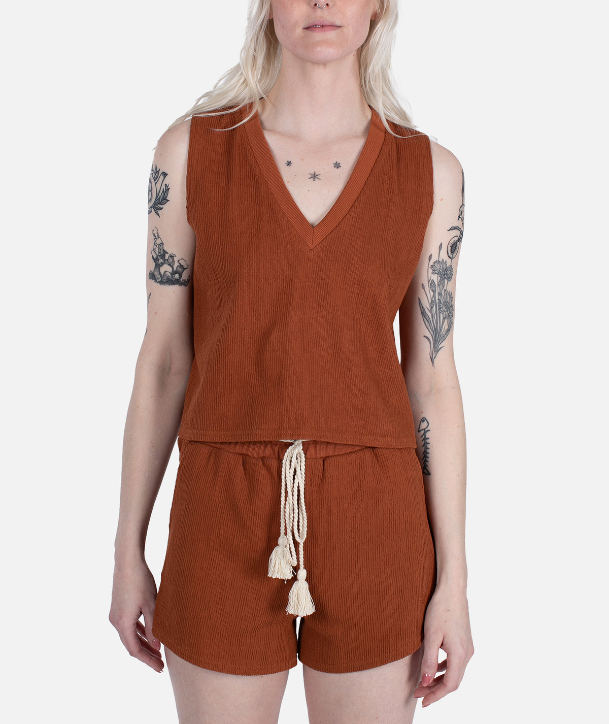 Loran Tank - Brown - Jetty